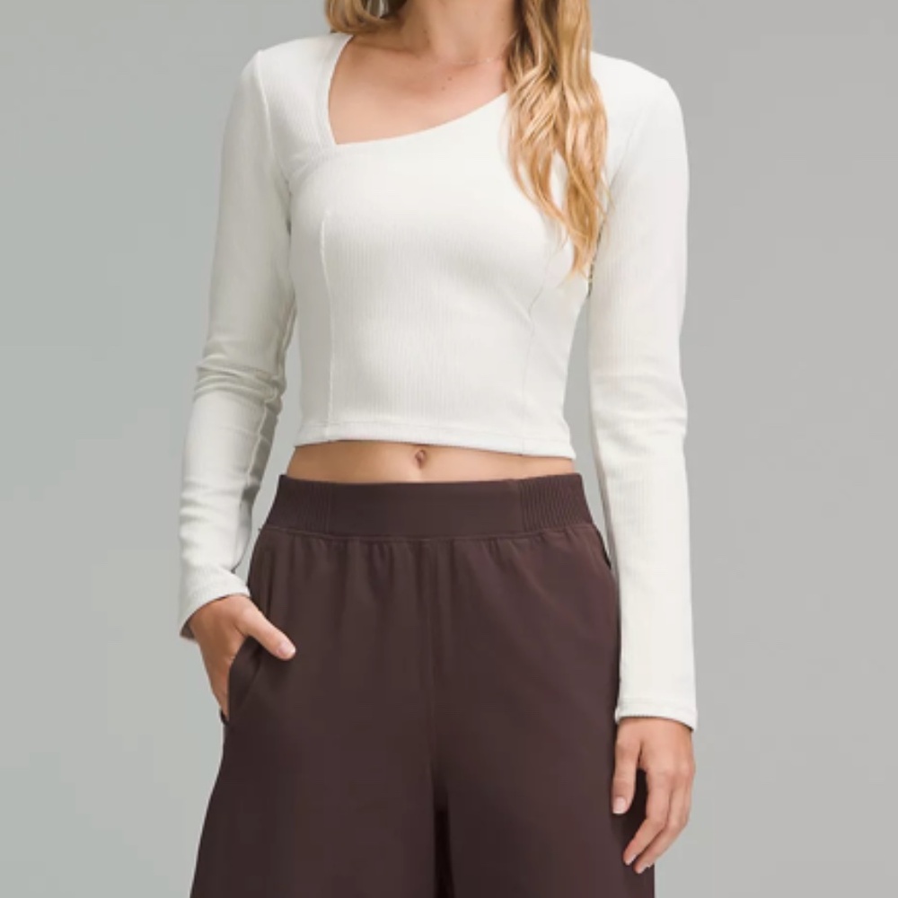 Asymmetrical Long-Sleeve Shirt